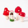 Felt Mushroom Pointed | Large | Conscious Craft